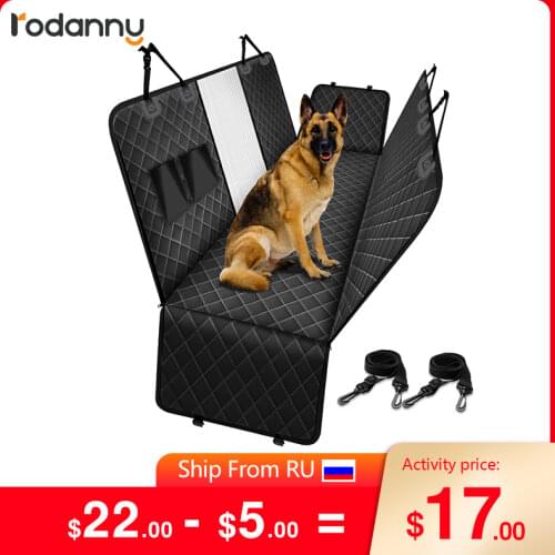 Rodanny Dog Car Seat Waterproof Folding Cover Durable Scratch Proof Hammock Pet Carriers Cushion Pet Supplies Wagon