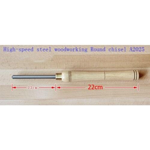 High-speed steel woodworking Round chisel,A2025 round chisels for woodcarving
