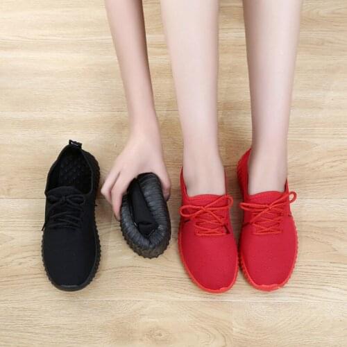 Tenis Feminino 2021 Women Sports Tennis Shoes Breathable Air Cushion Mesh Fabric Sock Men Sneakers Woman Red Footwear Cheap