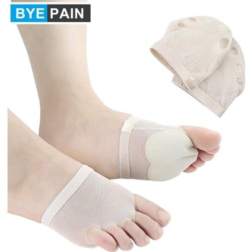 1Pair Ballet Dance Toe Pad, Dancing Practice Shoes Foot Thongs Dance Paws Sole, Metatarsal Pads, Ball of Foot Cushions