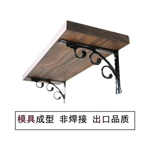 2pcs Aluminum Shelf Bracket L Shape Thickened Corner Brace Shelf Right Angle Bracket for Commodity Furniture Fittings Hardware