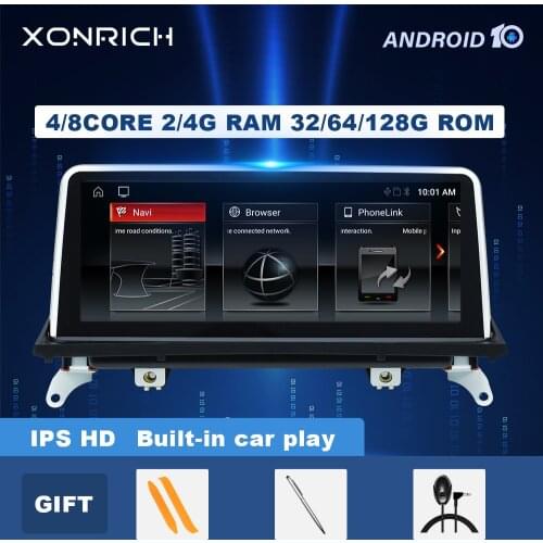 IPS Android 10.0 Car Radio Multimedia For BMW X5 E70 X6 E71 2007-2013 Original CCC or CIC GPS Navigation Stereo Audio Head unit
