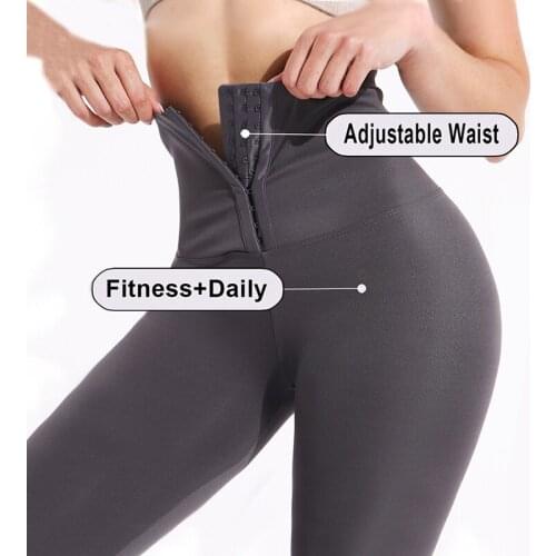 Calas de yoga elstico esporte leggings cintura alta compresso SK-2021-5-10-001