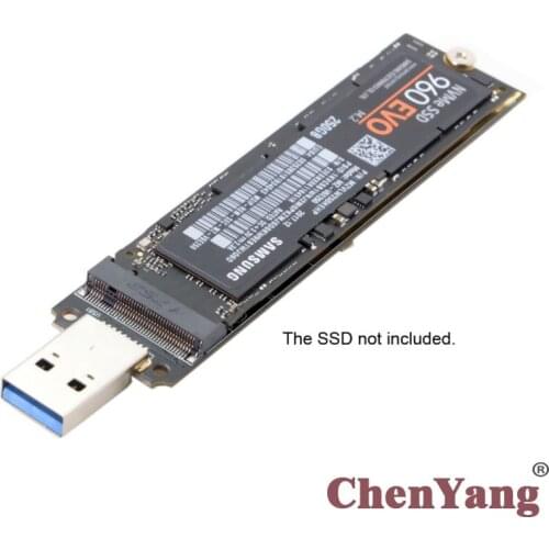 Chenyang M-key Nvme M.2 NGFF SSD to USB 3.0 External PCBA Conveter Adapter Card Flash Disk Type