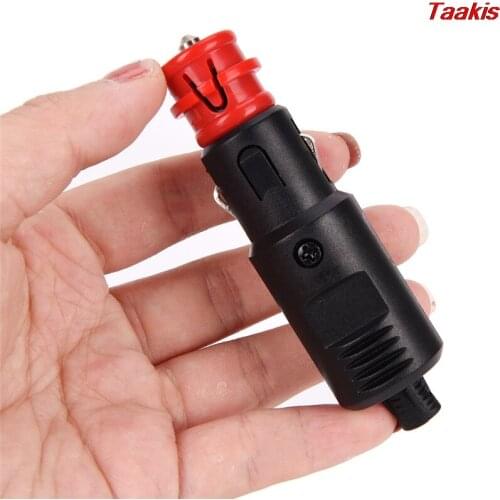 Hot sale 1pc Universa 12V 24V Car Cigarette Lighter Plug Socket Power Plug Connection Male Adaptor Auto Interior Part