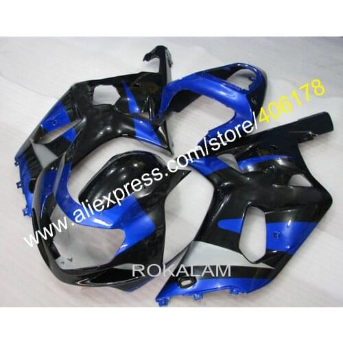 K1 GSXR 600 750 01 02 03 For Suzuki GSX-R600 750 2001 2002 2003 Yellow Flame Motorcycle Fairings (Injection Molding)