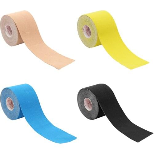 Kinesiology Tape Elastic Adhesive Muscle Bandage Sports Adhesive Support Tape Wristbands Knee Brace Bandagefor Relax Muscles