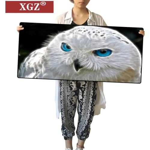 Animal Bird Big Game Wolf Light Wild Forest Design Pattern Computer Locking Mouse Pad Game Mouse Pad for CSGO Dota LOL Desk Mat