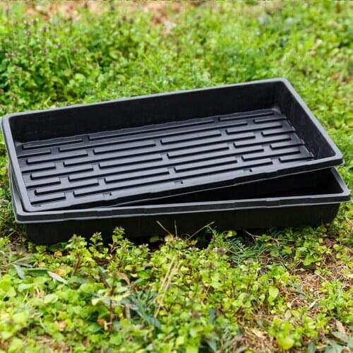 LBER 5 Packs Plastic Gg Trays Seed Tray Seedling Starter for Greenhouse Hydroponics Seedlings Plant Germination