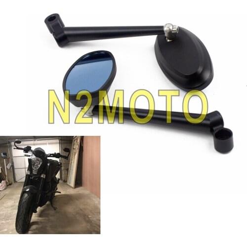 Motorcycle Handle Bar End Side Rearview Mirrors For Honda CB1000R CB600F Suzuki Boulevard BMW 8mm/10mm Street Bike Cruiser