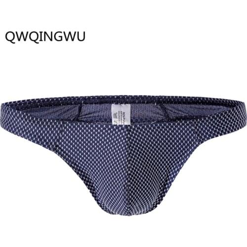 Men Underwear Sexy Men Briefs Thong Breathable Male Panties Underpants Briefs Mens Slip Cueca Tanga Mens Briefs Thongs