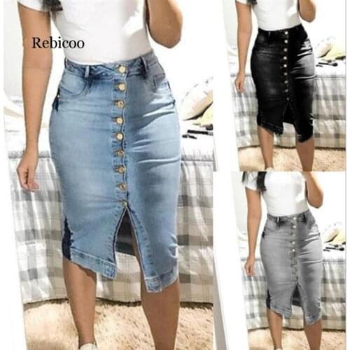 New Womens Jeans Skirt Ladies Zipper Tassel Sexy Slim Skirt New Fashion Fringe Womens Clothing High Quality Jean For Sexy