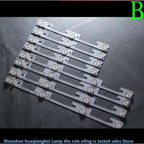 New Kit 4 PCS(2*3LED*6V+2*4LED*6V) LED backlight strip for KDL32MT626U 35019055 35019056