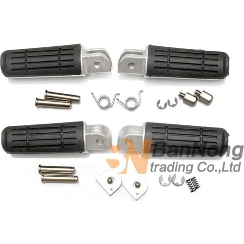 High quality motorcycle Front&Rear Footrests Foot pegs For Yamaha XJR400 xjr1200 XJR 1300 FZ400 FZ6N/S FZ1N/S FZ1000 FJR1000