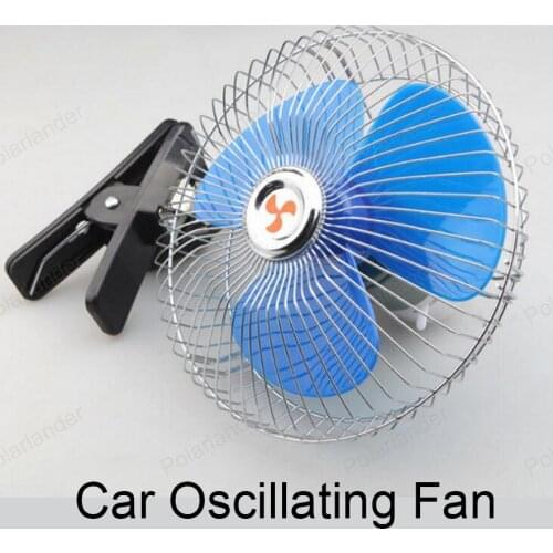 6 inch 24V Portable Oscillating Car Fan Mini 25W Low Noise Cooling Fan Electric Summer Vehicle Auto Air Conditioner