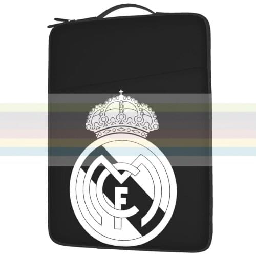 Real Madrid. Waterproof laptop bag 13 14 15 inches. Laptop bag protective cover for briefcase