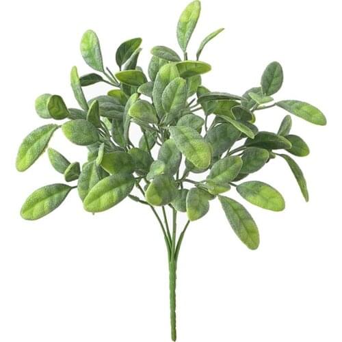 1pc Lifelike Artificial Plant Realistic Simulation Greenery Bush Fake Greenery Plant Photography Props Home Decor Accessories