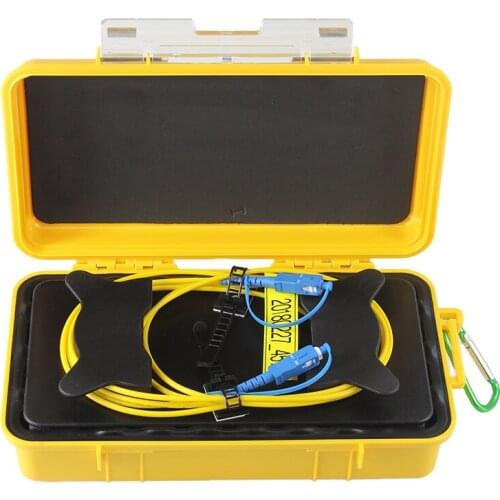SC/UPC-SC/UPC Singlemode Fiber Optical OTDR Dead Zone Eliminator, Fiber Optic OTDR Launch Cable Box for 1km Free Shipping