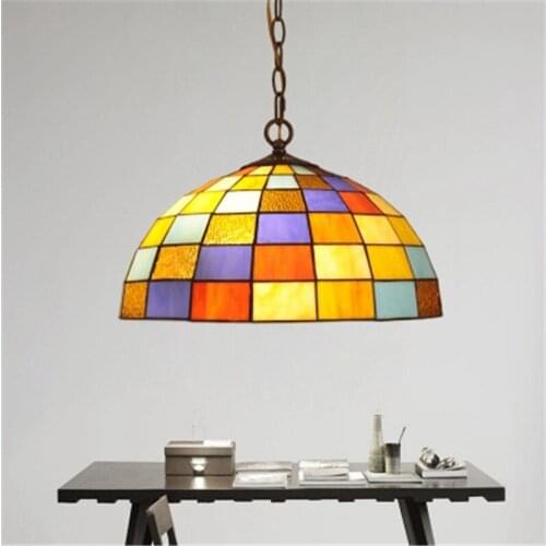 Mediterranean LED pendant lamp European wrought iron living room dining room lamp bedroom Kitchen lights pendant lights DF102
