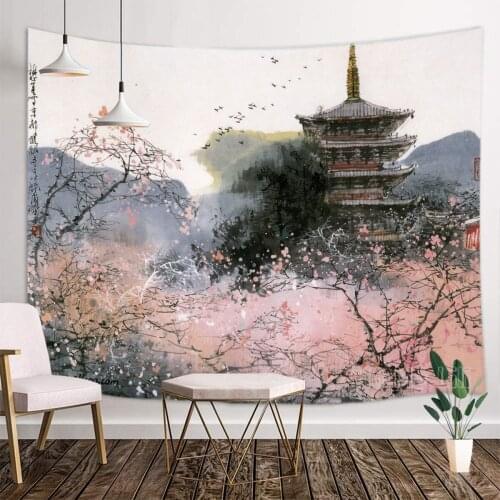 Spring Scenery Of The Jade Tower The Tapestry Interior Unique Design