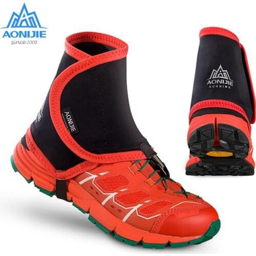Aonijie OutdoorSandproof Gaiters Trail Running Protective Wrap Shoe Covers For Outdoor Camping Hiking Prevent Sand Stone E940