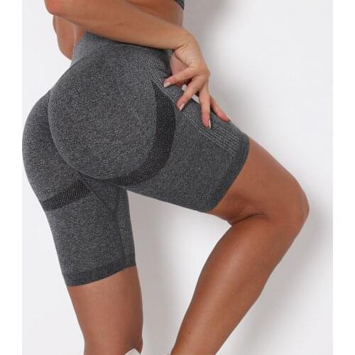 LANTECH Women Yoga Shorts Sports Running Sportswear Fitness Workout Squat Exercise Gym Tights High Waist Shorts Activewear