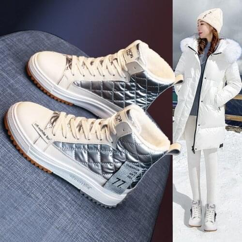 Snow boots womens new non-slip cotton shoes botines boots winter sneakers для женщин сапоги kobieta wulkanizacji buty C761