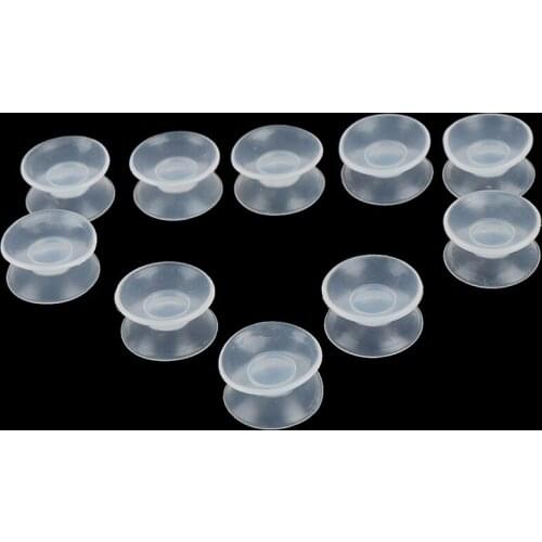 10 Pcs Double Sided Suction Cup-Sucker Pads For Glass Suction Cup Pvc Plastic Small Suction Cup Without Trace Plastic
