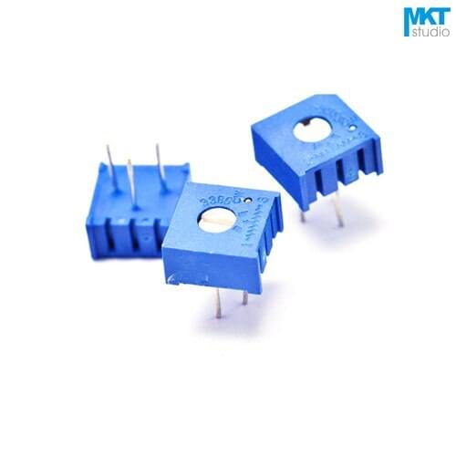100Pcs 3386P 200/2K/20K/200K Ohm B-Type Linear Precision Cermet Rotary Trimmer Potentiometer Knob,Variable Resistor