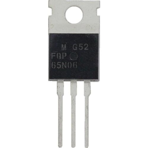 2 PCS FQP65N06 60V 65A 150W TO-220 NEW