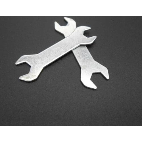 10PCS X NEW Mini small wrench M2 M2.5 nut hex wrenches Double-ended Spanner DIY Model TH= 0.7MM 2MM 2.5MM 1LOT=10PCS *FD012X10