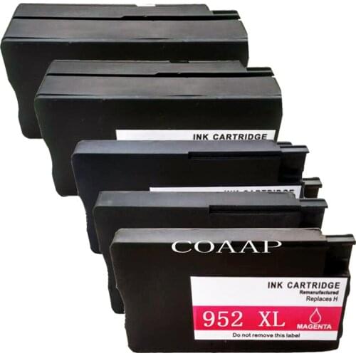 5 Pack Compatible 952XL ink cartridge for hp952 XL OfficeJet Pro 7720 7740 8210 8216 8200 8702 8710 8714 8715 8716 8717 8720