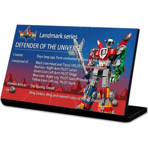 Acrylic Display Stand Brand for Ideas Voltron 21311 Toys Building Blocks