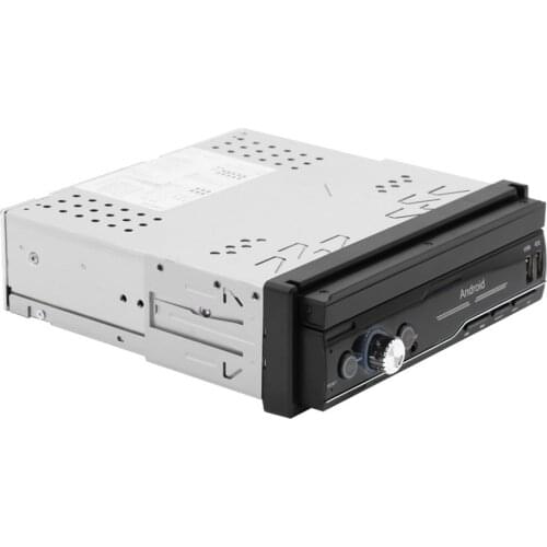 SWM 9702 1Din Android 8.1 Car Radio 7" Manual Retractable Touch Screen Stereo MP5 Player GPS FM WiFi Bluetooth Multimedia Player