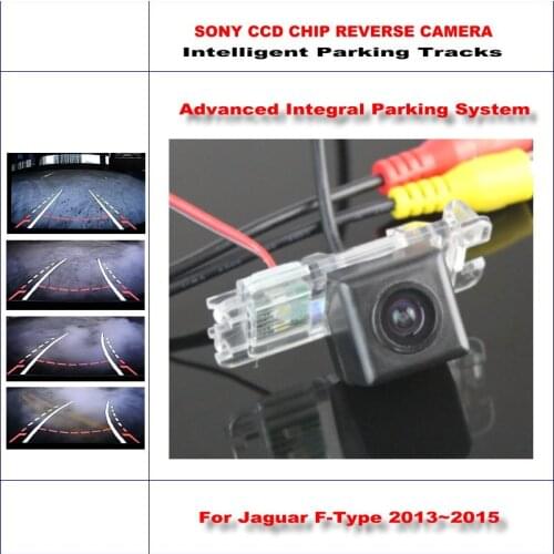 Car Backup Rear Reverse Camera For Jaguar F-Type XF X250/XK/XJ HD Intelligent Parking Tracks CAM