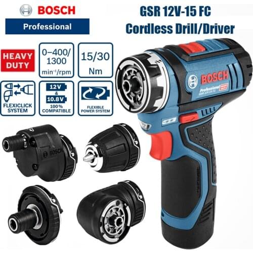 Bosch GSR12V-15FC power tool 12V cordless electric drill household electric screwdriver multi-function machine, gift Bosch bit