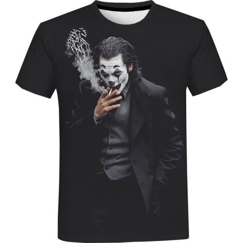 Horror Movie Joker 3D Print T Shirt Men Women Chucky T-shirts Streetwear Hip Hop It Tshirt Men Casual Oversize t-shirt
