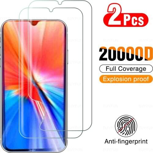 2Pcs Full Cover Hydrogel Film For Xiaomi Redmi Note 8 2021 Screen Protection For Xiomi Redme Note8 6.3" Protector Film Not Glass