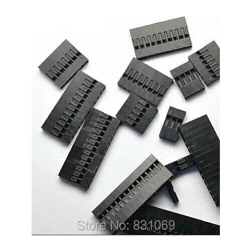500pcs/Lot 2.54mm 1x3P 3P Dupont Connector Housing Female