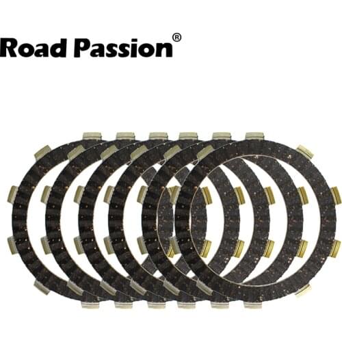 Road Passion 6pcs Motorcycle Clutch Friction Plates Kit For HONDA XR250R XR 250 R 1984-2004 XR250 III 2003 XR250L L 1991-1996
