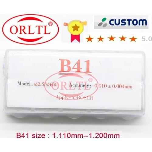 ORLTLCOMMON RAIL INJECTOR ADJUST SHIMS B41(1.11-1.20NM)DIESEL FUEL GASKET KIT WASHE FOR BOSCH 50PC/BOX