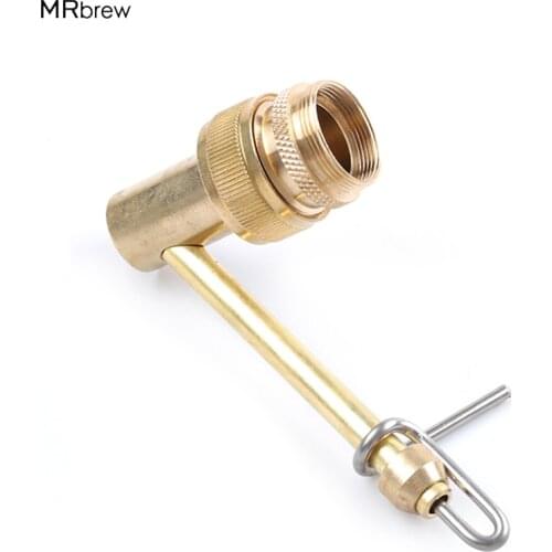 Brass Carboy & Bottle Washer Faucet Adapter, Home Brew Water Jet Beer Making