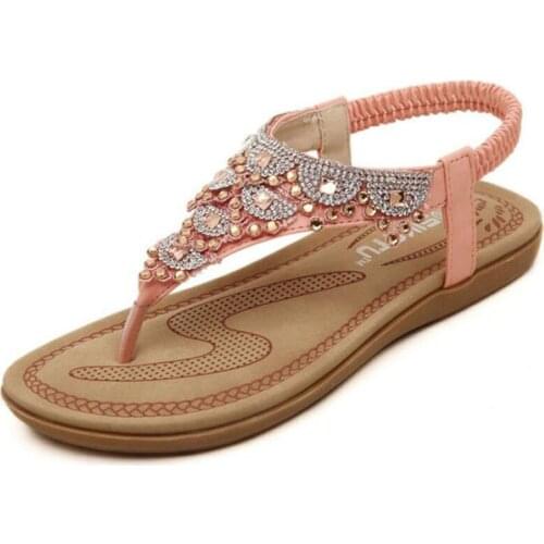 Summer hot womens shoes roman flip-flops non-slip Snake pattern womens leopard sandals large size