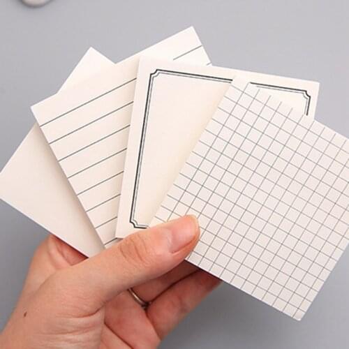 Sticky Stationery Notepad 80 Sheets Message Memo Pad Kawaii Stationery Notepad Portable Office Leave Message Office Supplies