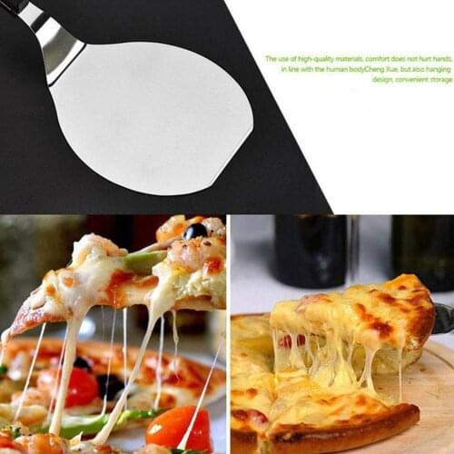 14'' Stainless Steel Pizza Frying Peel Lifter Shove Spatula Paddle Pancake Baking Tool Cake Shovel Kitchen Accessories