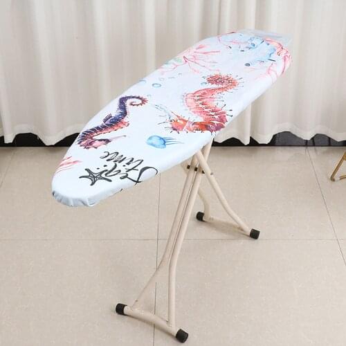 Fashion Ironing Board Cover Ocean Series Pattern Ironing Cloth Digital Printing Ironing Board Cover Protective Cover Stain Resis