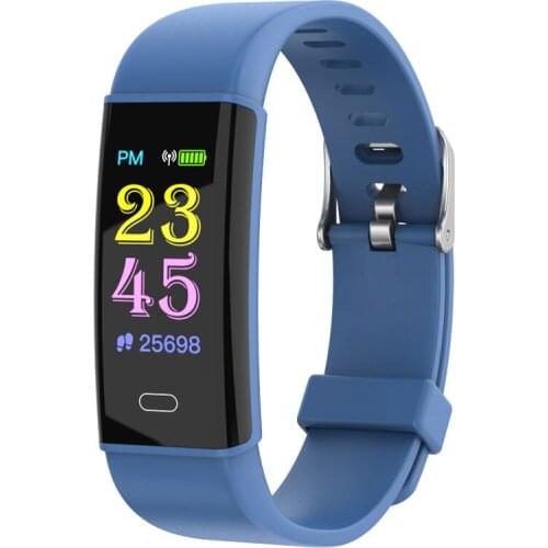 New Color LCD Screen Smart Bracelet Heart Rate Blood Pressure Sleep Monitoring Bluetooth 4.0 Pedometer Smart Wristband