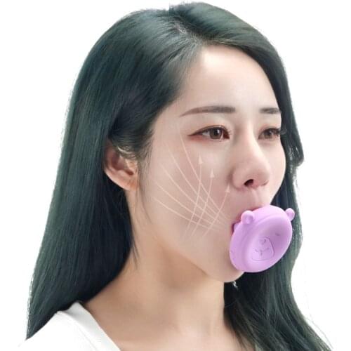 New Face Slimming Tool Face Lift Skin Firming V Shape Exerciser Instrument Cute Portable Anti Wrinkle Mouth Exercise Tool