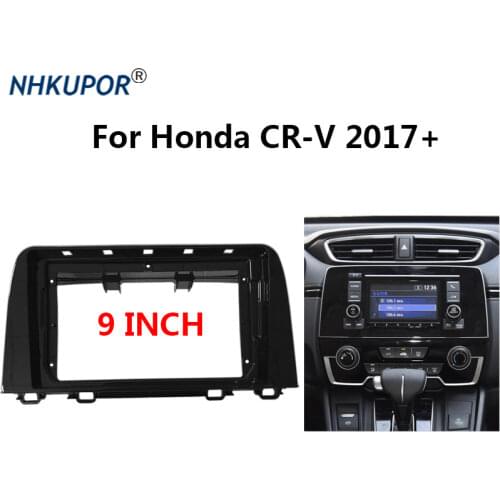 9 Inch Car Radio Frame For Honda CR-V 2017+ Auto Stereo CD/DVD Dash Fascia Mount Kit Trim Mount Panel