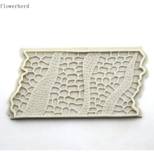 Fondant Cake Silicone Mold DIY Cake Decorating Crocodile Skin Silicone Mold DIY Mousse Cake Mold Chocolate Mold Pastry Tools